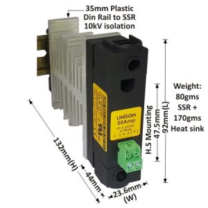 SOLID STATE RELAY - 803 MODEL - DC TO AC - 50AMP