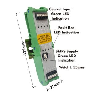 SOLID STATE RELAY - 909 MODEL - SHORT CIRCUIT PROTECT - DC TO DC - CARD - 02AMP - 4CH