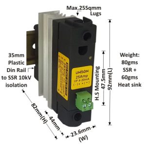 SOLID STATE RELAY - 803 MODEL - ANALOG SSR - 25AMP