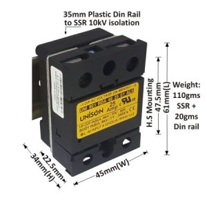 SOLID STATE RELAY - 901 MODEL - RANDOM - DC TO AC - 25AMP