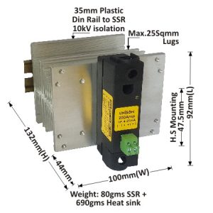 SOLID STATE RELAY - 803 MODEL - ANALOG SSR - 200AMP