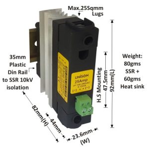 SOLID STATE RELAY - 803 MODEL - AC TO AC - 25AMP