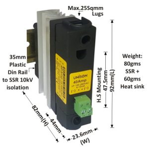 SOLID STATE RELAY - 803 MODEL - AC TO AC - 40AMP