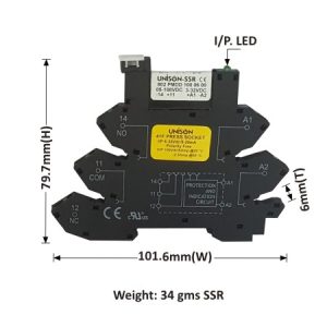 SOLID STATE RELAY - PCB MOUNTED - DC TO DC - 2AMP