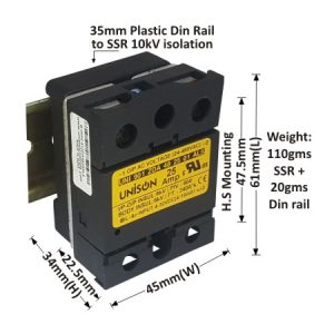 SOLID STATE RELAY - 901 MODEL - DC TO AC - 25AMP