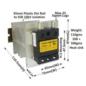 SOLID STATE RELAY - 901 MODEL - DC TO AC - 150AMP
