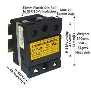 SOLID STATE RELAY - 901 MODEL - DC TO AC - 40AMP