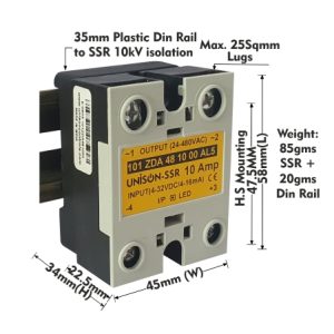 SOLID STATE RELAY - 101 MODEL - DC TO AC - 10AMP