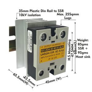 SOLID STATE RELAY - 101 MODEL - DC TO AC - 40AMP