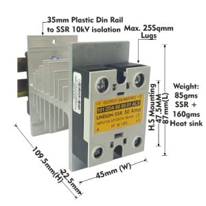 SOLID STATE RELAY - 101 MODEL - DC TO AC - 50AMP
