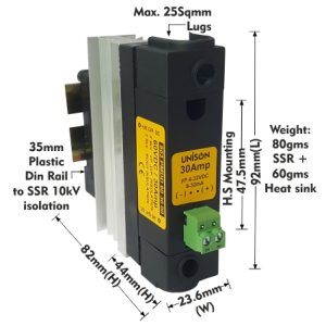 SOLID STATE RELAY – 803 MODEL – DC TO DC – 30AMP